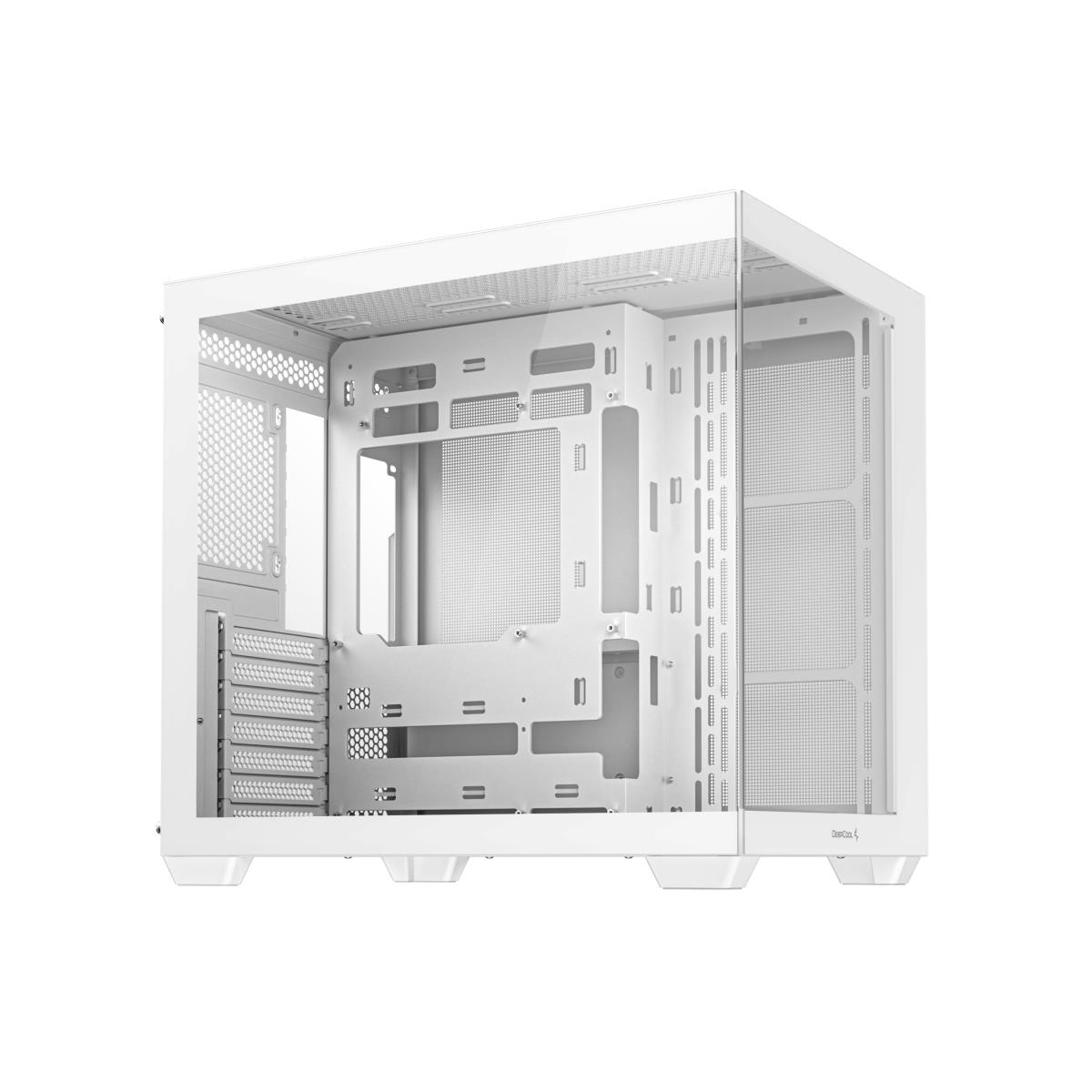CG530 Dual-Chamber Computer Case, Tempered Glass Panels, Advanced Cooling Support, Exceptional Cable Management, White thumbnail
