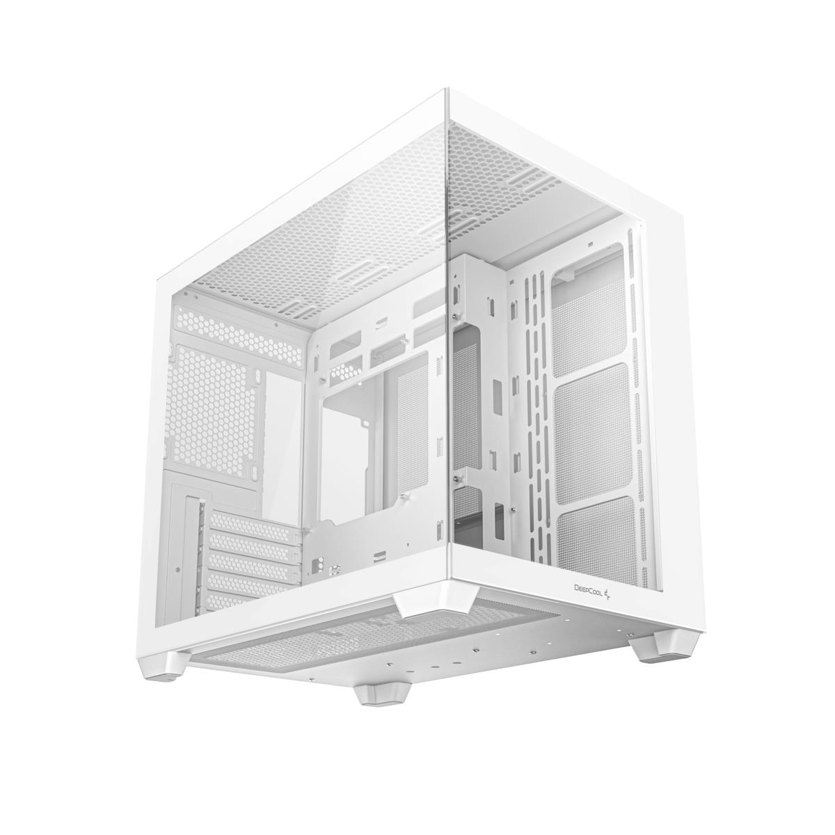 CG530 Dual-Chamber Computer Case, Tempered Glass Panels, Advanced Cooling Support, Exceptional Cable Management, White thumbnail