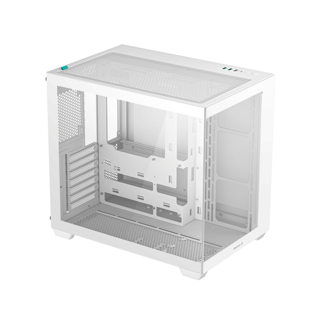 CG530 Dual-Chamber Computer Case, Tempered Glass Panels, Advanced Cooling Support, Exceptional Cable Management, White thumbnail