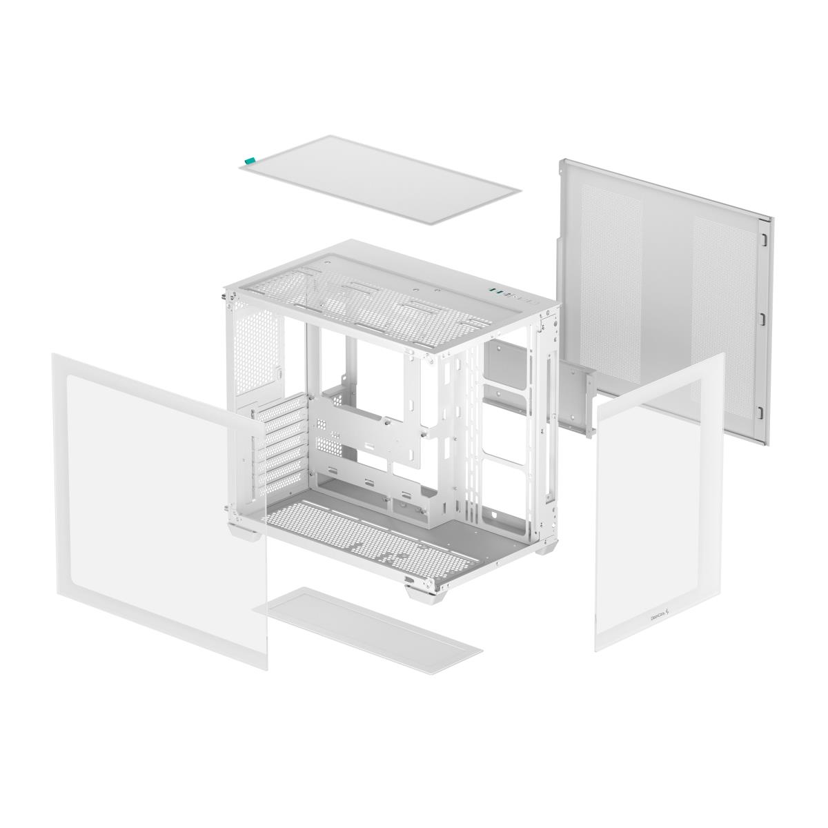 CG530 Dual-Chamber Computer Case, Tempered Glass Panels, Advanced Cooling Support, Exceptional Cable Management, White thumbnail