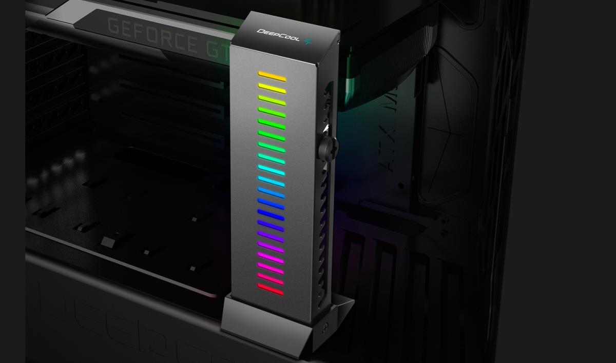GH-01 A-RGB Addressable RGB GPU Stand Bracket thumbnail