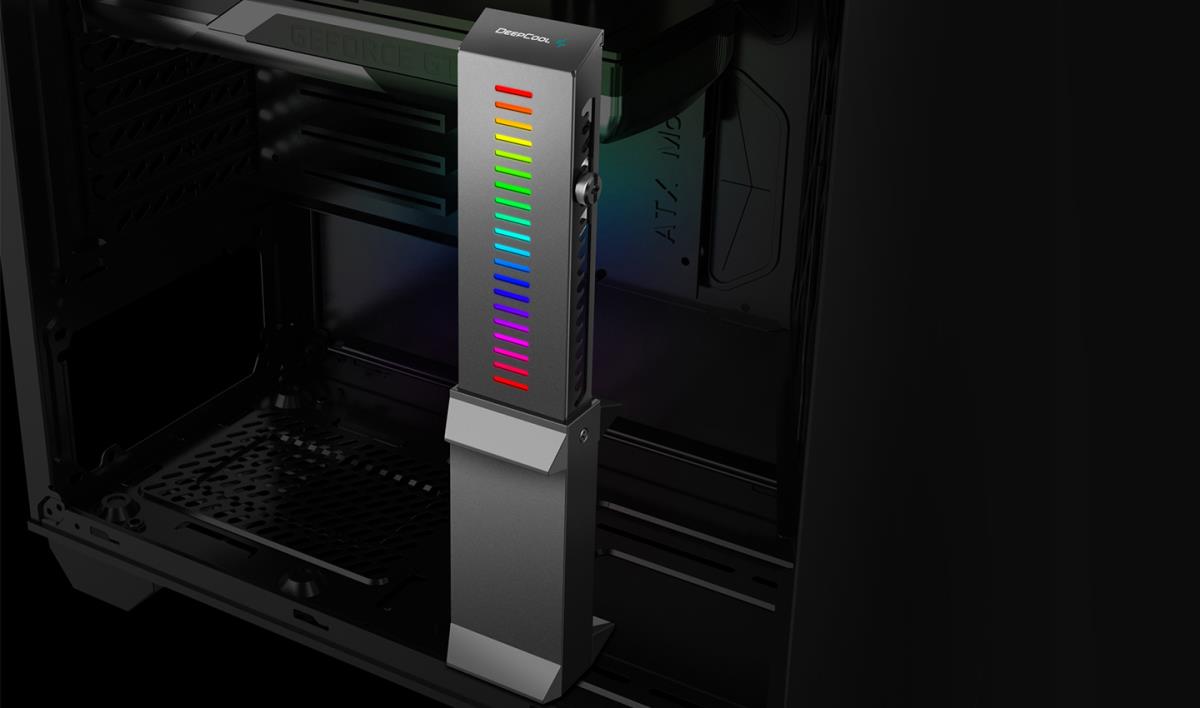 GH-01 A-RGB Addressable RGB GPU Stand Bracket thumbnail