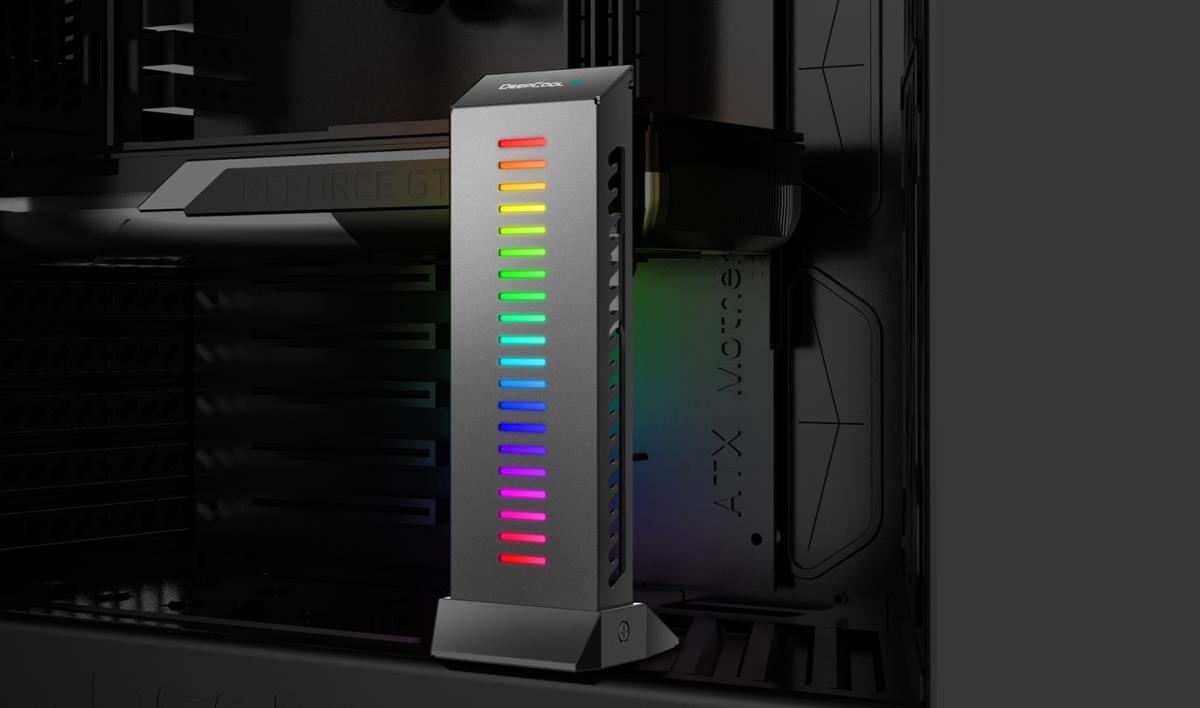 GH-01 A-RGB Addressable RGB GPU Stand Bracket thumbnail