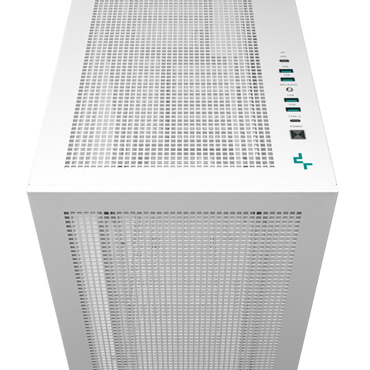 Morpheus Case, Gaming, White, Full Tower, 4 x USB 3.0 / 1 x USB Type-C, Tempered Glass Side Window Panel, 1x 420mm ARGB side fan, Mini-ITX / M-ATX / ATX / E-ATX thumbnail