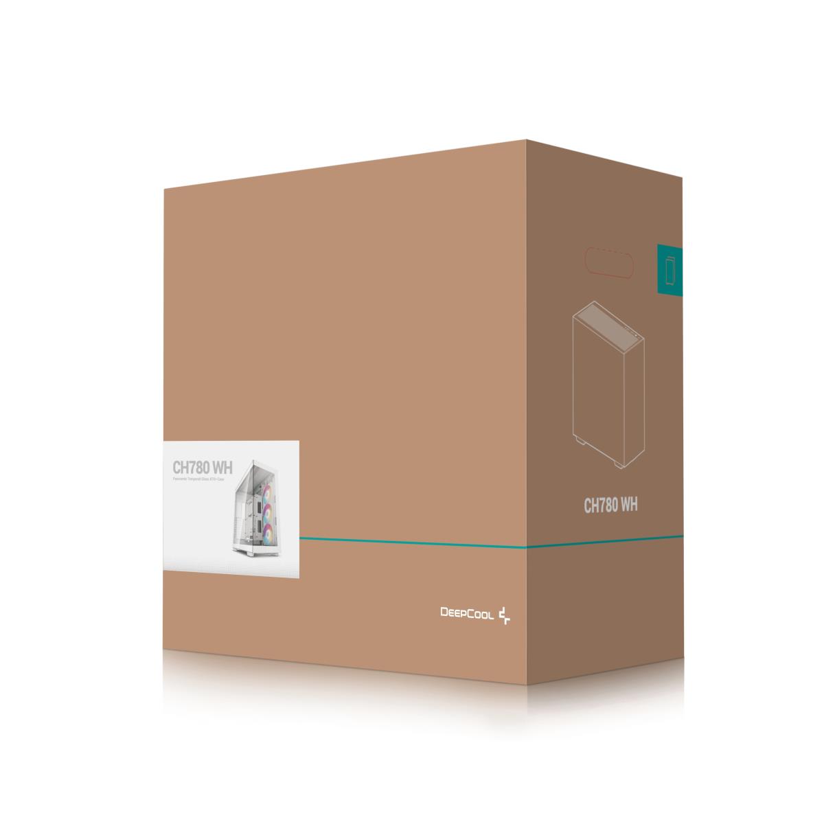 CH780 Panoramic Mid Tower White Case thumbnail
