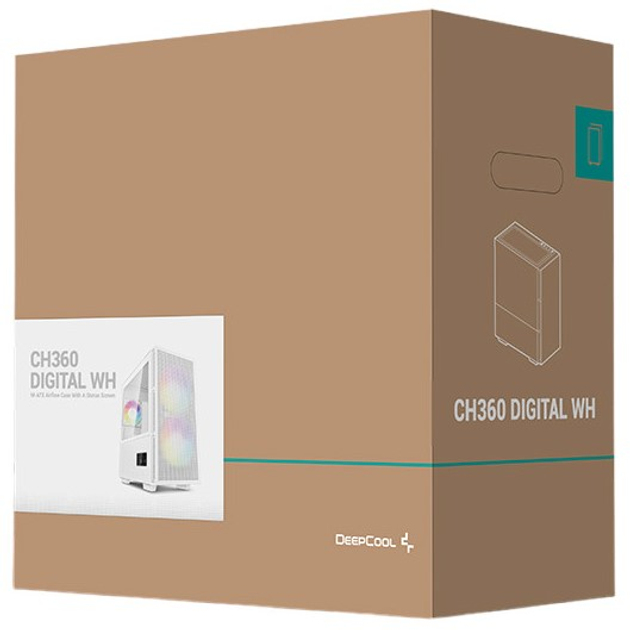CH360 Digital Micro ATX White Case thumbnail