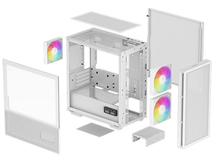 CH360 Digital Micro ATX White Case thumbnail