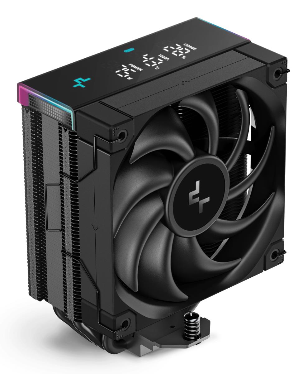 AK400 Digital Pro CPU Air Cooler, ARGB Fan & Digital Display, 120mm PWM Fan, 4 Copper Heatpipes, Quiet Operation, Intel & AMD Compatible Black thumbnail