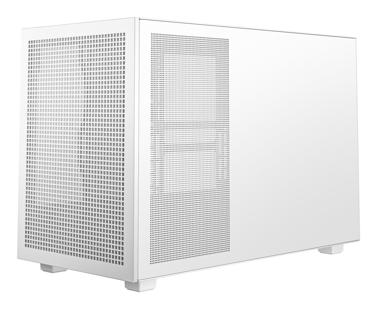 CH260 White Micro-ATX Case, High-Airflow Compact PC Case with Tempered Glass Panel, USB-C Port, Supports 360mm Radiator, ATX PSU, Black thumbnail