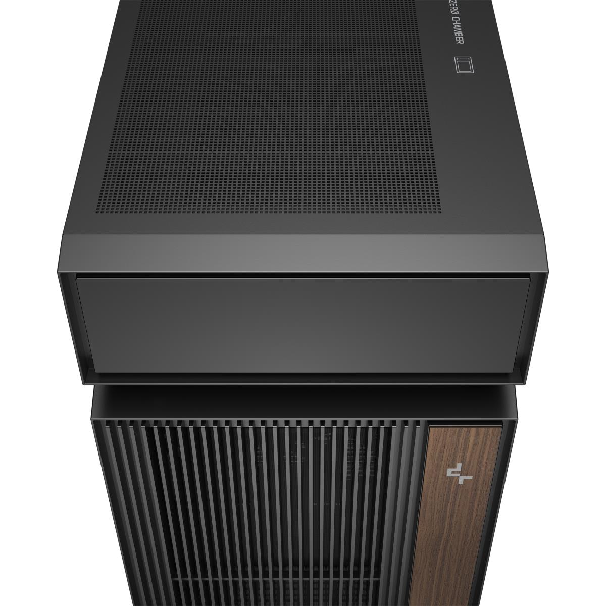 CL6600 ARGB Modular Split-Chamber Mid-Tower ATX Case, Tempered Glass Panels,  Pre-installed 360mm ARGB Liquid Cooler, 2 x FL12R  SE ARGB Fans, USB 3.0, Mini-ITX/Mico-ATX/ATX, Black thumbnail