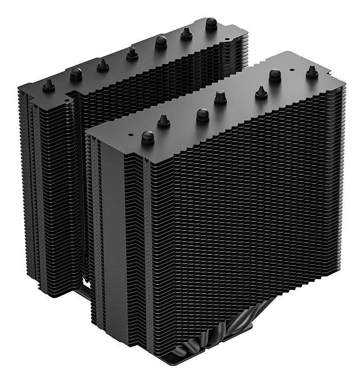 ASSASSIN VC ELITE Black Dual-Tower CPU Cooler  Vapor Chamber Base, 7 Heatpipes, 300W TDP, Quiet Dual Fans (140mm + 120mm), Dual Performance/Quiet Modes, Universal Socket Support thumbnail