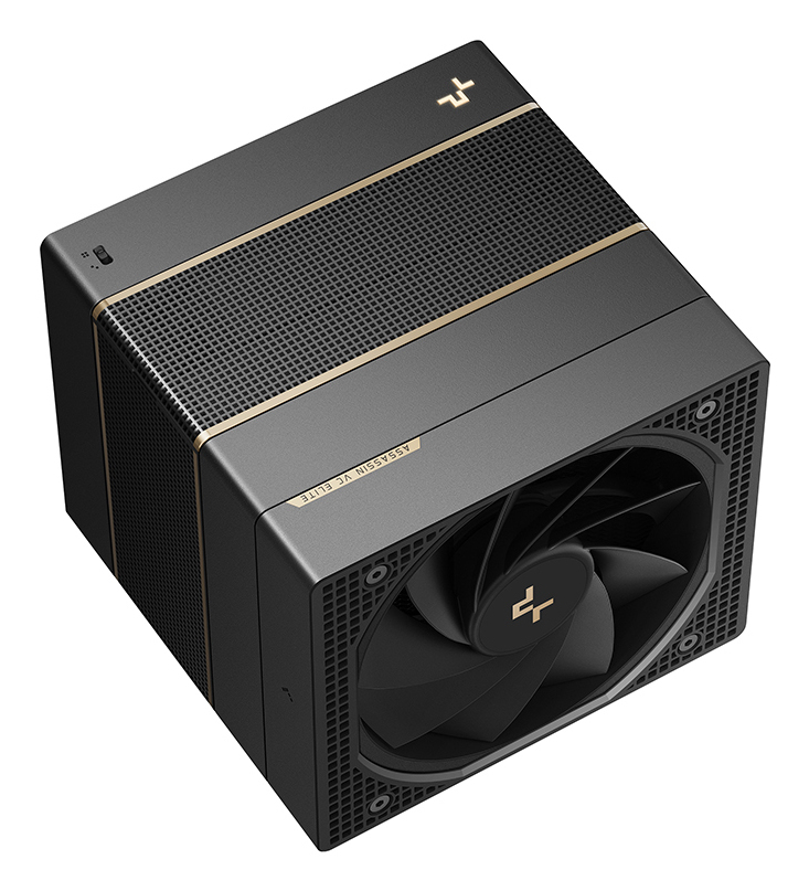 ASSASSIN VC ELITE Black Dual-Tower CPU Cooler  Vapor Chamber Base, 7 Heatpipes, 300W TDP, Quiet Dual Fans (140mm + 120mm), Dual Performance/Quiet Modes, Universal Socket Support thumbnail