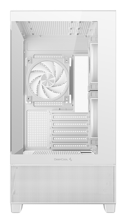 CG380 3F Micro-ATX Gaming Case White  Panoramic Tempered Glass Side Panel, Mesh Airflow Front, 3 Pre-Installed ARGB Fans, USB-C & USB-A Front I/O, Spacious SFF/mATX/ITX Build Support thumbnail
