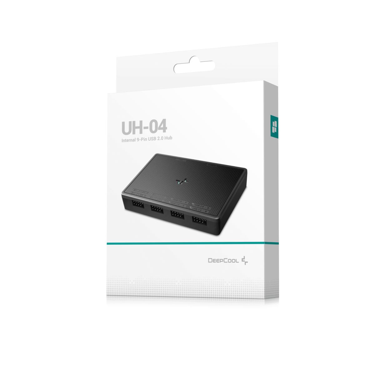 USB HUB 4 ports, Easy Setup, Plug-and-play, Windows, macOS Compatibility, Connecting Multiple USB Devices, Black thumbnail