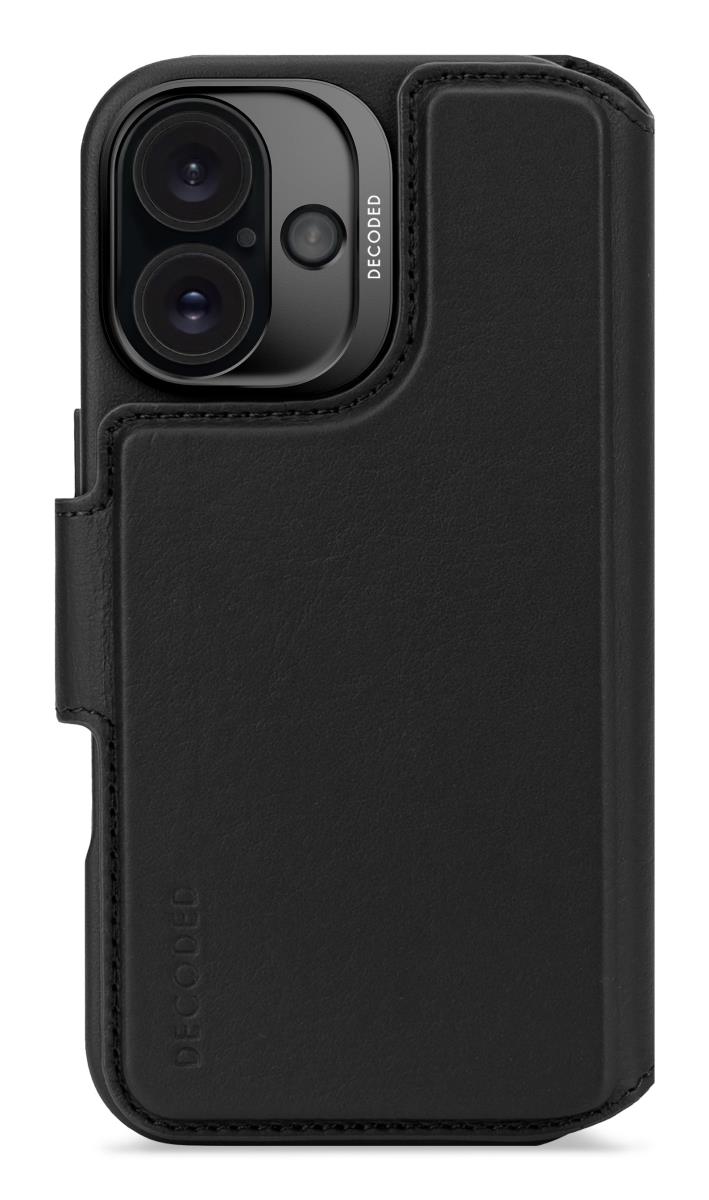 Decoded Leather Detachable Wallet do iPhone 16 MagSafe czarny thumbnail