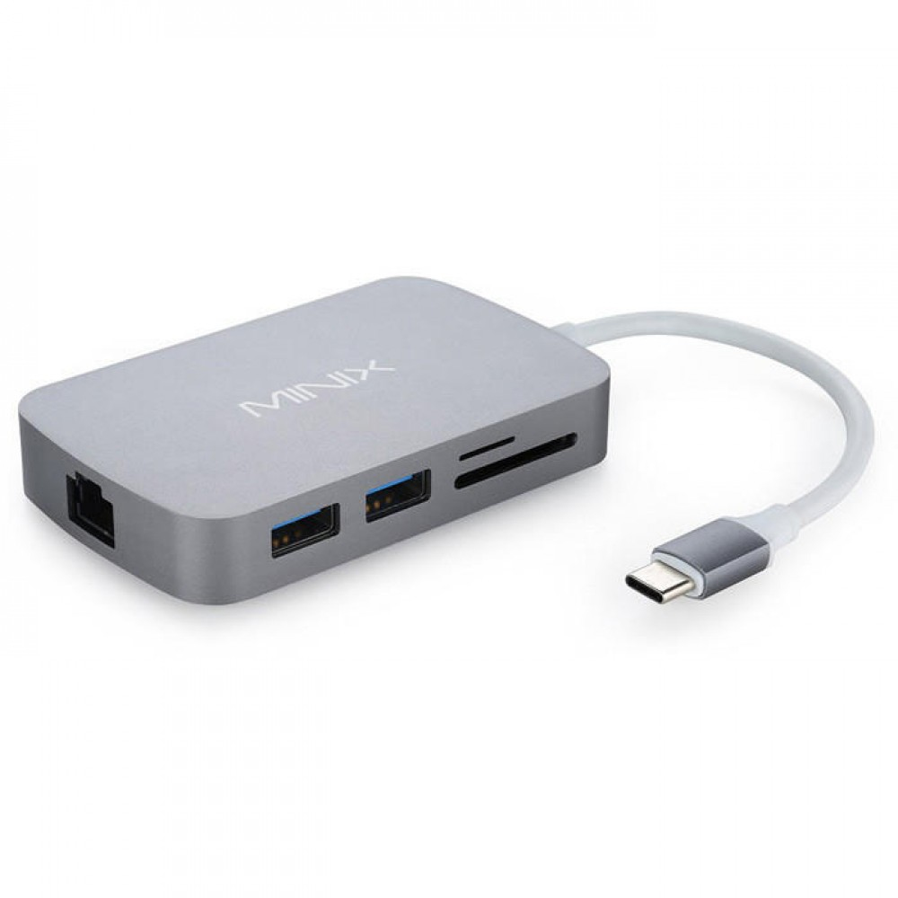 MINIX NEO C-G Wired USB 3.2 Gen 1 (3.1 Gen 1) Type-C Grey thumbnail