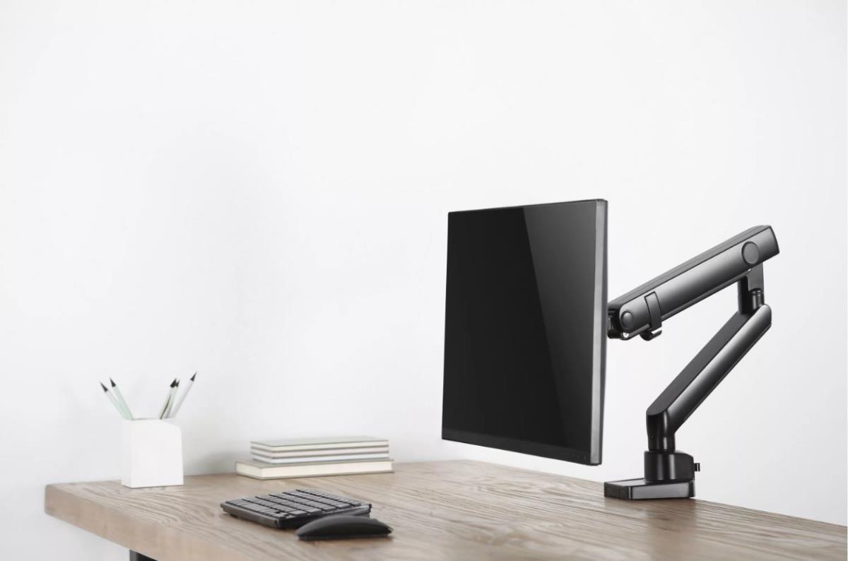 SINGLE MONITOR MOUNT BLACK thumbnail