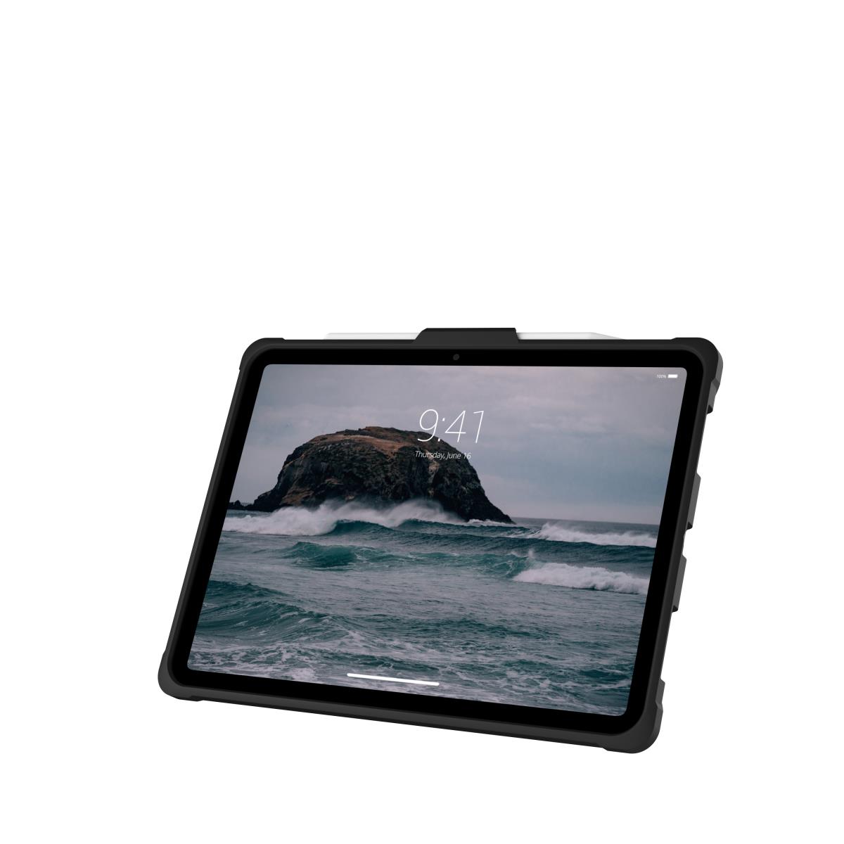Metropolis Series Rugged Case for iPad 10.9 (10th Gen, 2022) - Metropolis w Handstrap Black - Back cover for tablet - black - 10.9