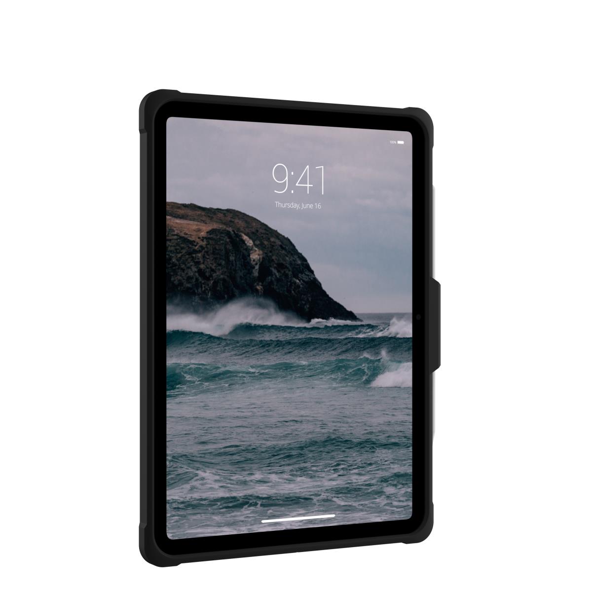 Metropolis Series Rugged Case for iPad 10.9 (10th Gen, 2022) - Metropolis w Handstrap Black - Back cover for tablet - black - 10.9