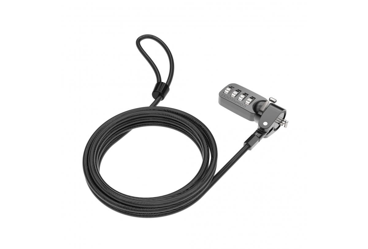 T-bar Security Combination Cable Lock - Security cable lock - for Compulocks Universal Tablet Holder thumbnail