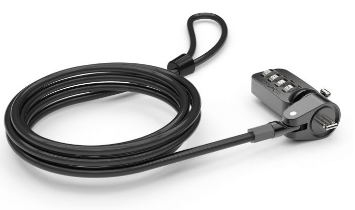 T-bar Security Combination Cable Lock - Security cable lock - for Compulocks Universal Tablet Holder thumbnail
