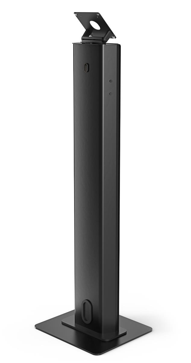 VESA Brandable Floor Stand - Stand - for tablet - aluminium - black - mounting interface: VESA - floor-standing thumbnail