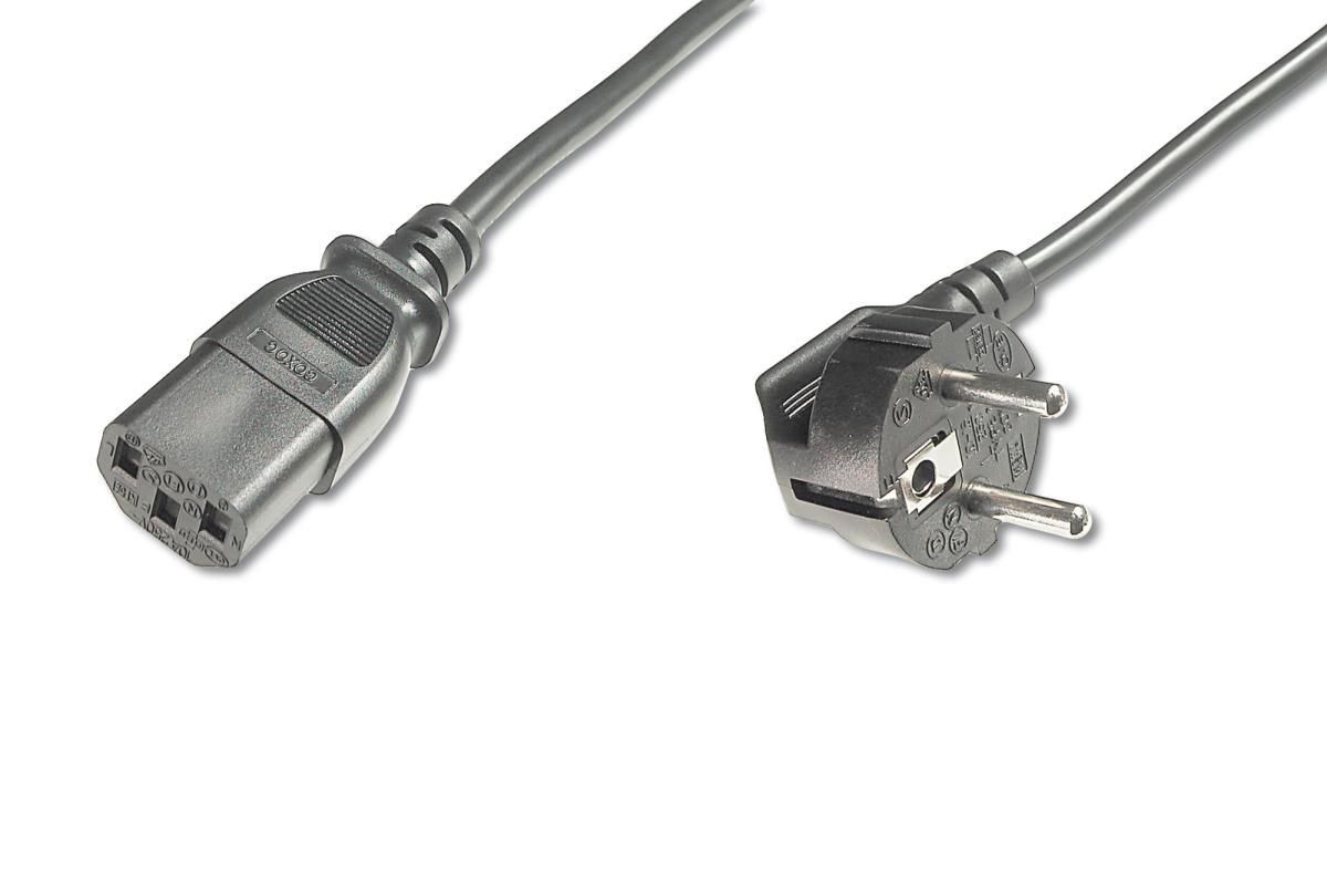 EU Product - Netzkabel, 1,8m, schwarz thumbnail