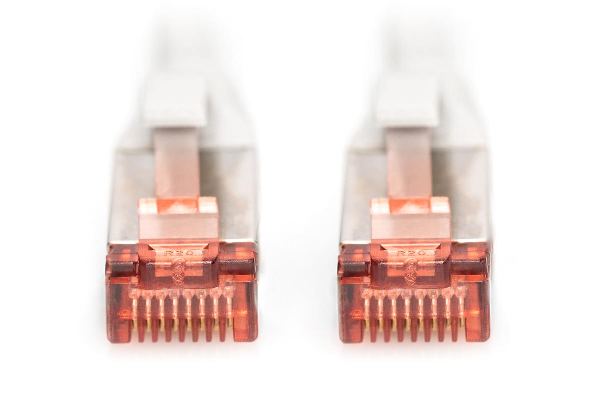 EU Product - Patchkabel Cat6  S/FTP 2xRJ45  5.0m grau Hebelschutz Polybeutel thumbnail
