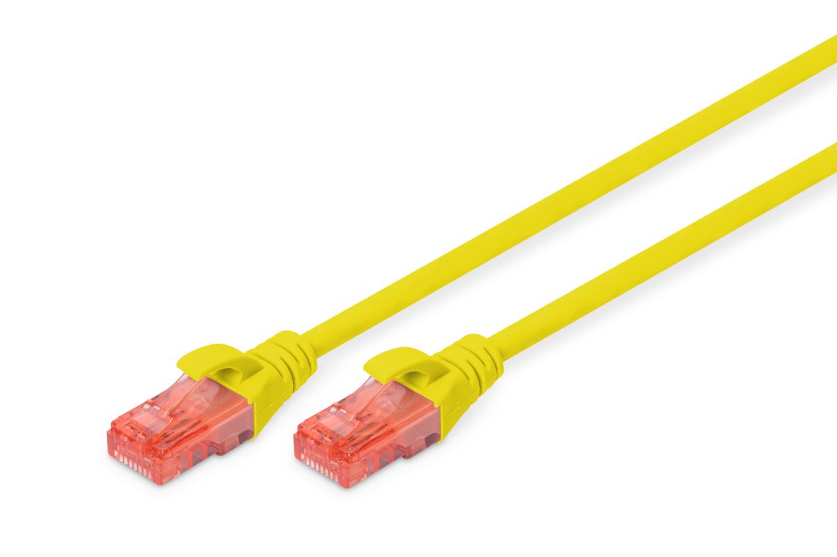 EU Product - Patchkabel Cat6  U/UTP 2xRJ45  0.5m gelb LSZH thumbnail