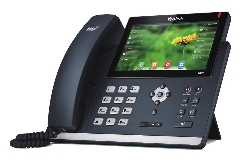 T48S 16-line IP Business Desk Phone - Black thumbnail