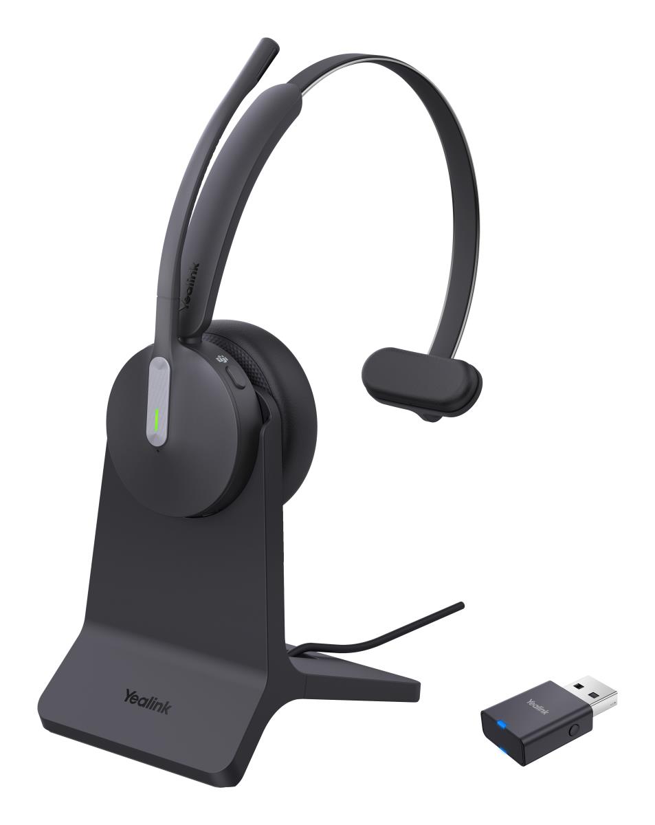 WH64 Hybrid Mono Wireless Headset with Charging Stand (Teams Edition) thumbnail