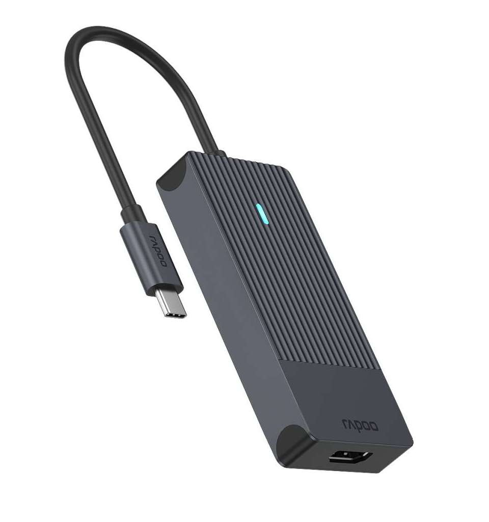 Rapoo UCM-2001 interface cards/adapter HDMI, USB 3.2 Gen 1 (3.1 Gen 1), USB Type-C thumbnail