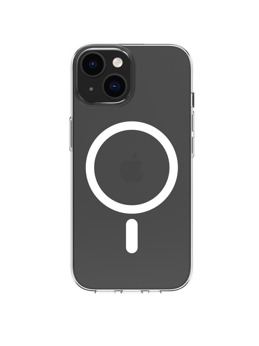 Greenland Pro - Back cover for mobile phone - MagSafe compatibility - plastic - clear - for Apple iPhone 13, 14, 15, 16e, 17e thumbnail