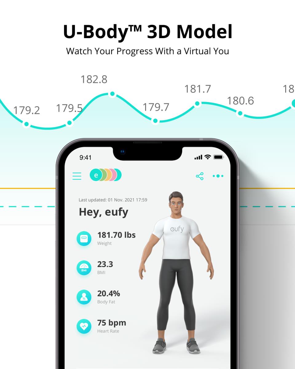 ANKER SMART SCALE P2 PRO BLACK thumbnail