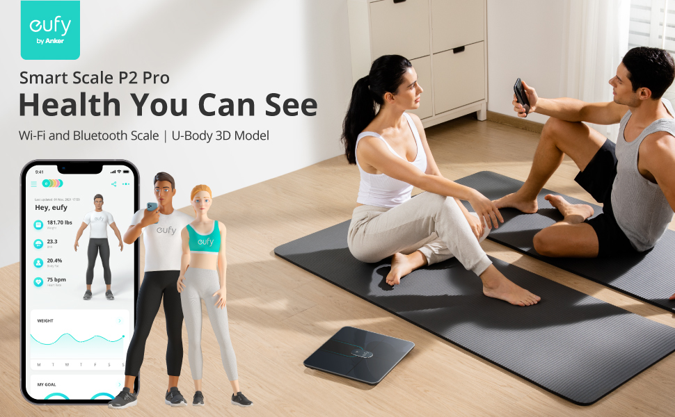 ANKER SMART SCALE P2 PRO BLACK thumbnail