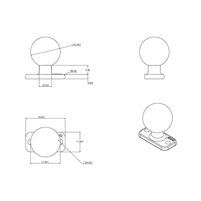 EU Product - s Rectangular Base Plate thumbnail