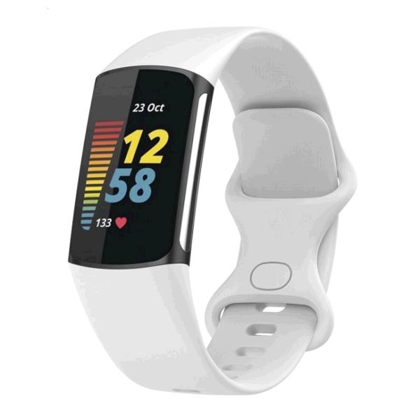 EU Product - Charge 6 Silicone watch strap - White thumbnail