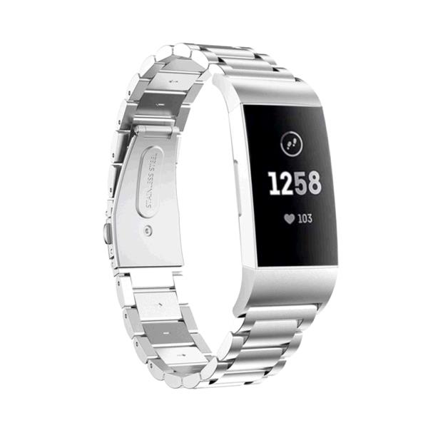 EU Product - Charge 4 Stainless steel watch strap - Silver thumbnail