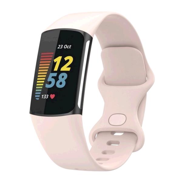 EU Product - Charge 6 Silicone watch strap - Pink thumbnail