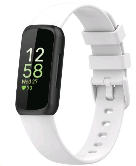 EU Product - Inspire 3 Silicone watch strap - White thumbnail