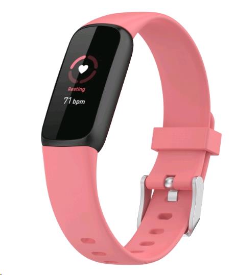 EU Product - Luxe Silicone watch strap - Pink thumbnail