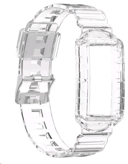 EU Product - Charge 4 Silicone watch strap - Transparent thumbnail