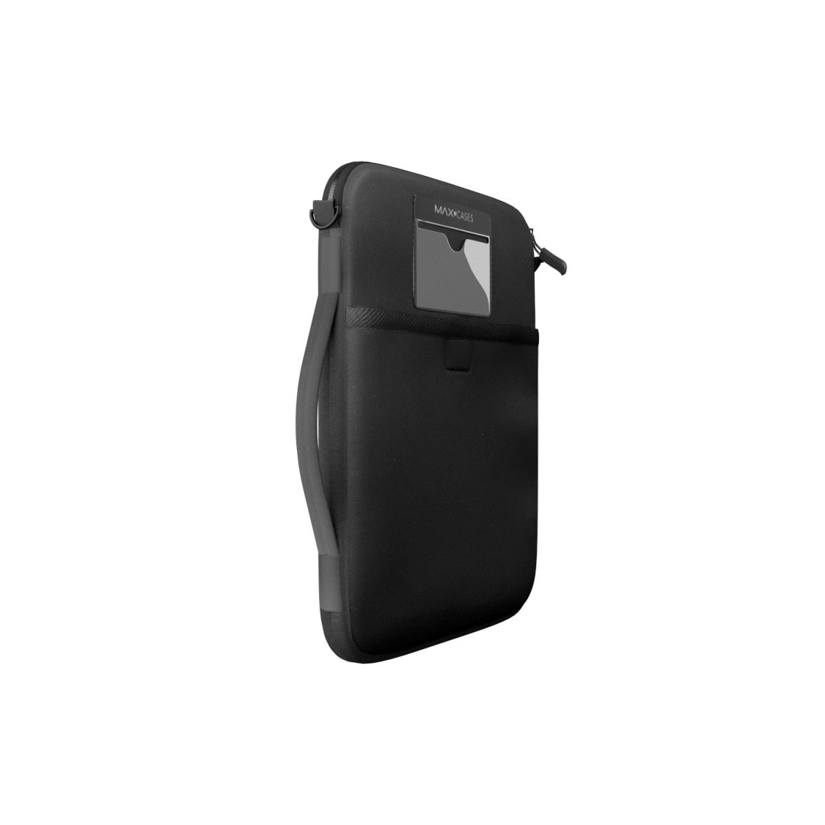 Neoprene Sleeve Vertical 11in with pocket - (Shoulder Strap Optional) (Black) thumbnail