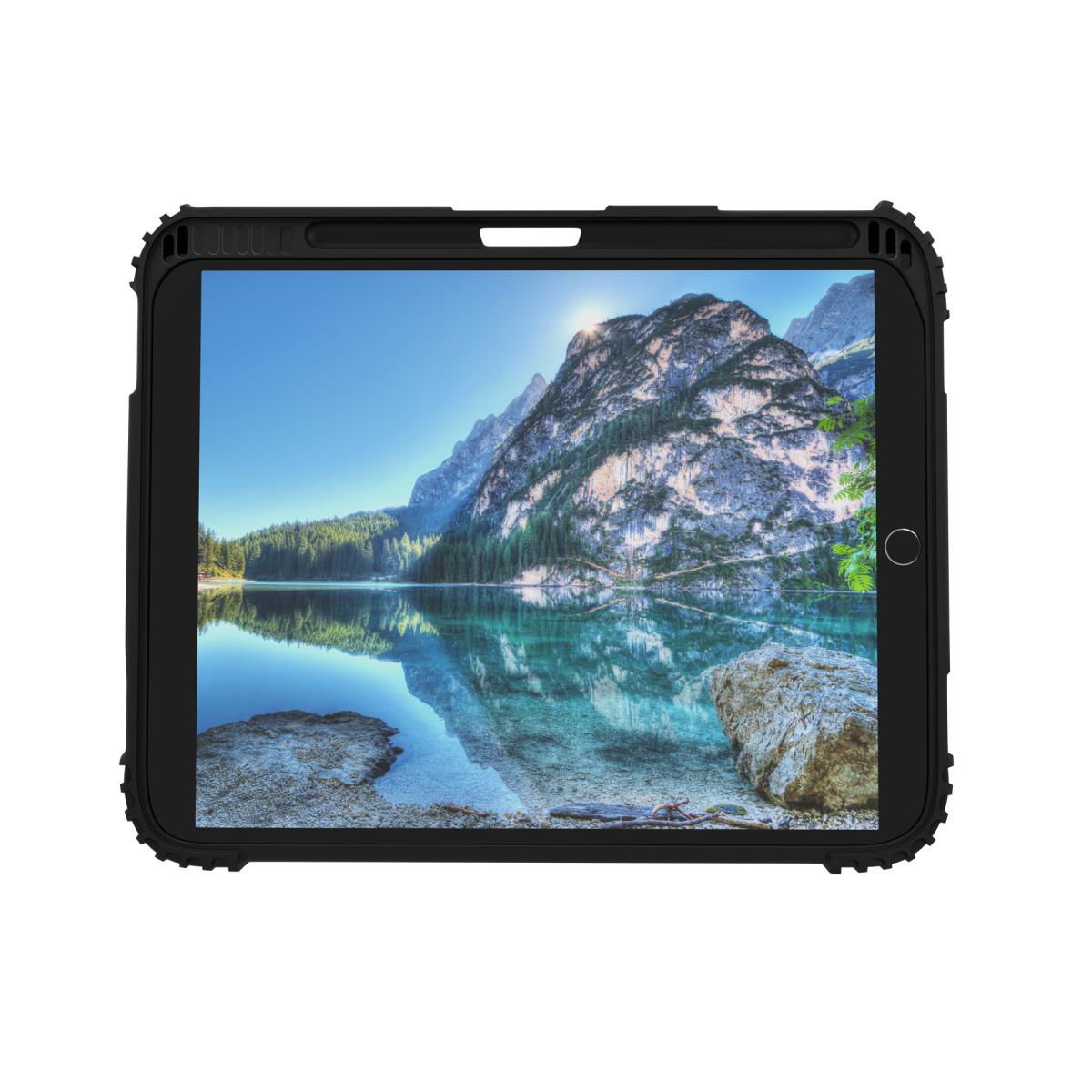 Extreme Folio-X for iPad 10/11tg gen (Smooth Wipeable Material) (Black) thumbnail