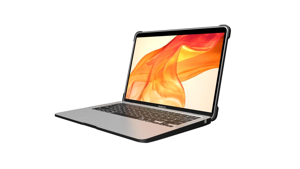 Extreme Shell-L Anti-Shock Case for Macbook Air 13.6 - Clear Black thumbnail