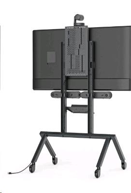 AV Cart for Logitech Rally Plus - Black Grey thumbnail