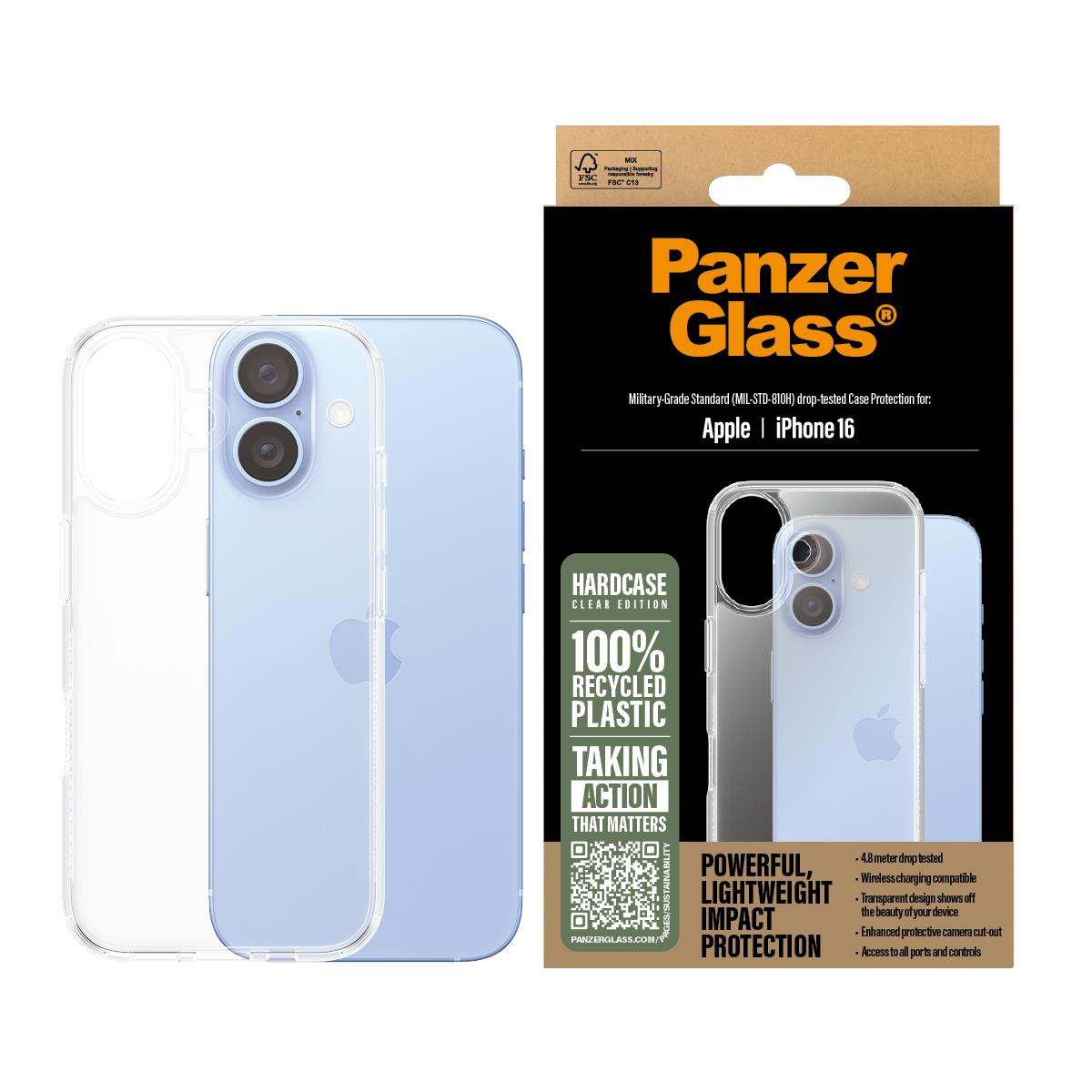 EU Product -  HardCase Transparent iPhone 16 thumbnail
