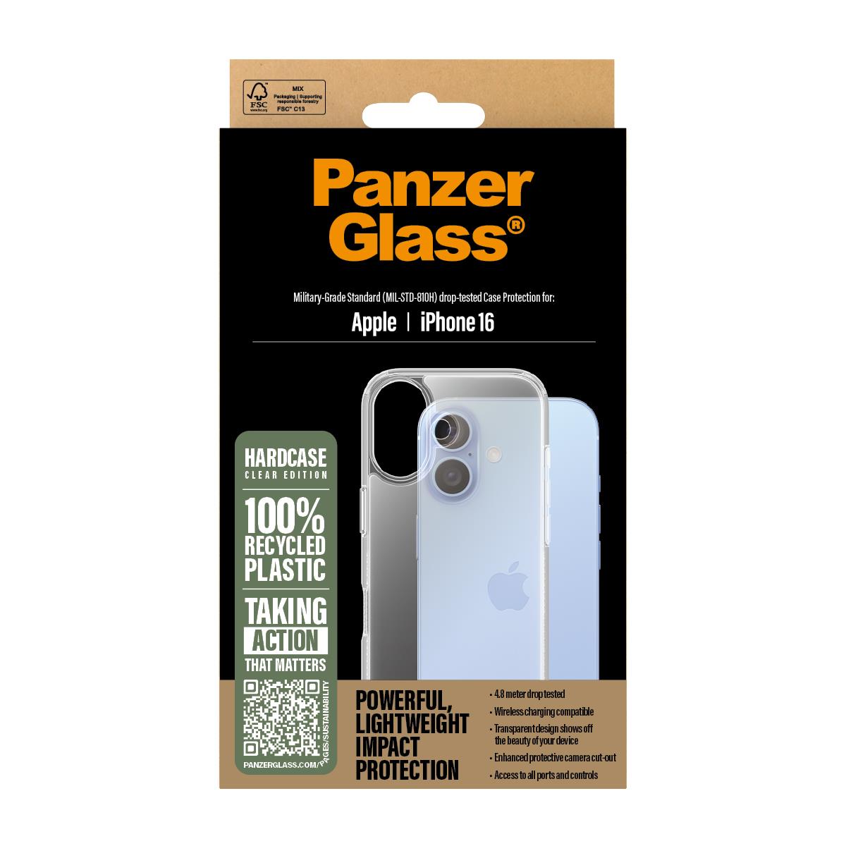 EU Product -  HardCase Transparent iPhone 16 thumbnail