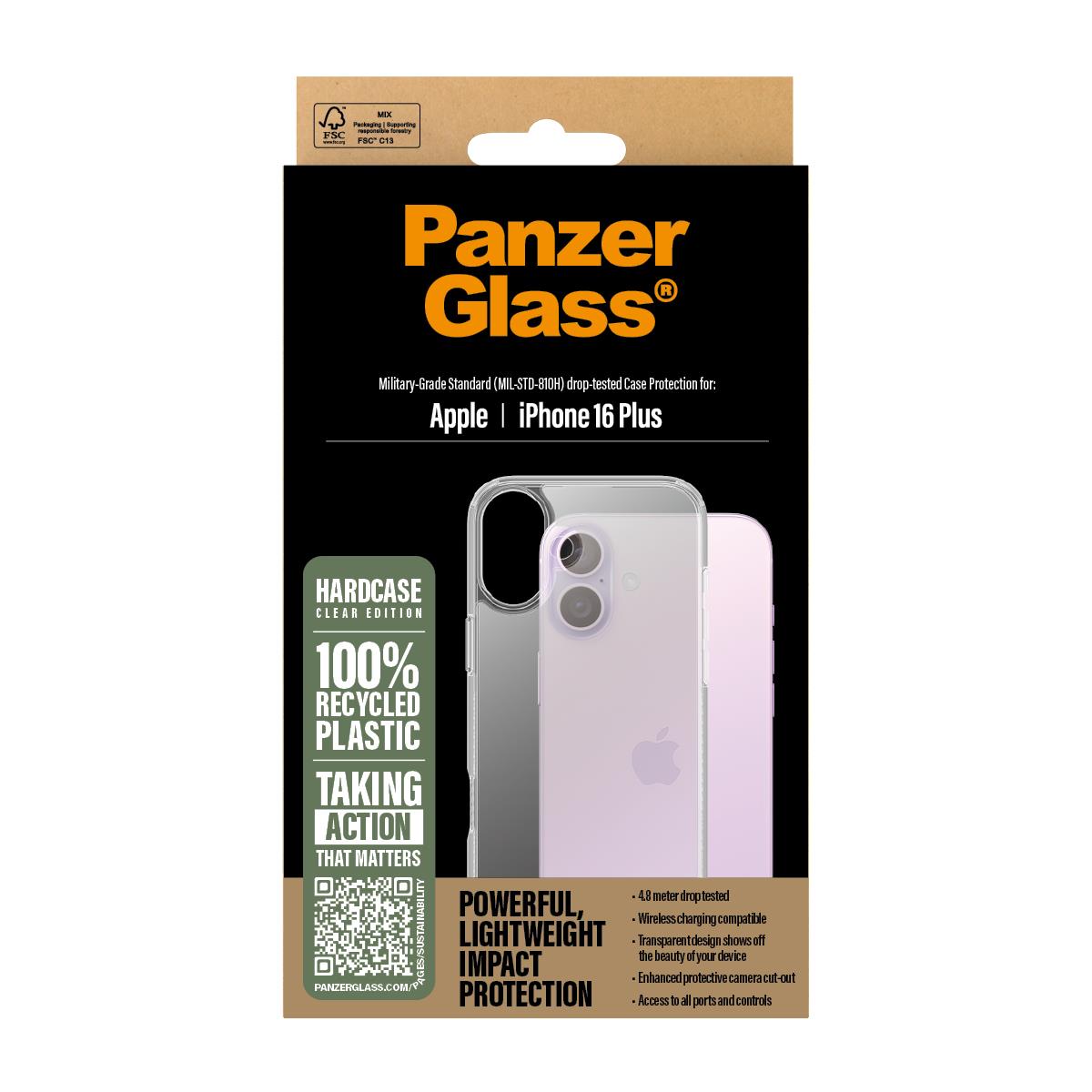 EU Product -  HardCase Transparent iPhone 16 Plus thumbnail