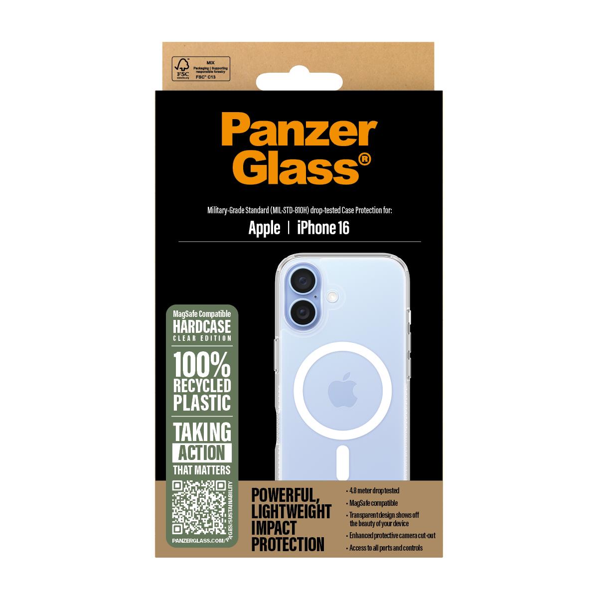 EU Product - HardCase Transparent White Iphone 16 thumbnail